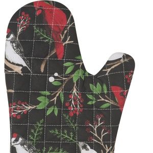 Now Designs Winter Birds Pair of Oven Mitts NWT